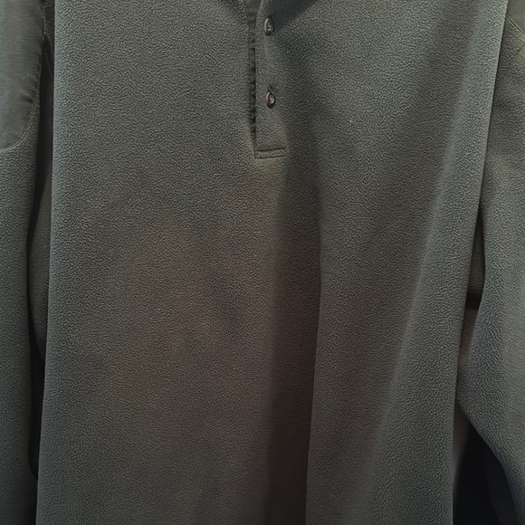 Cabela's Dark Green Lightweight Quarter zip Jacket - Picture 6 of 7